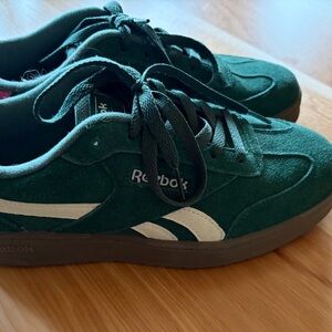 Reebok Green, Pink and White Sneakers